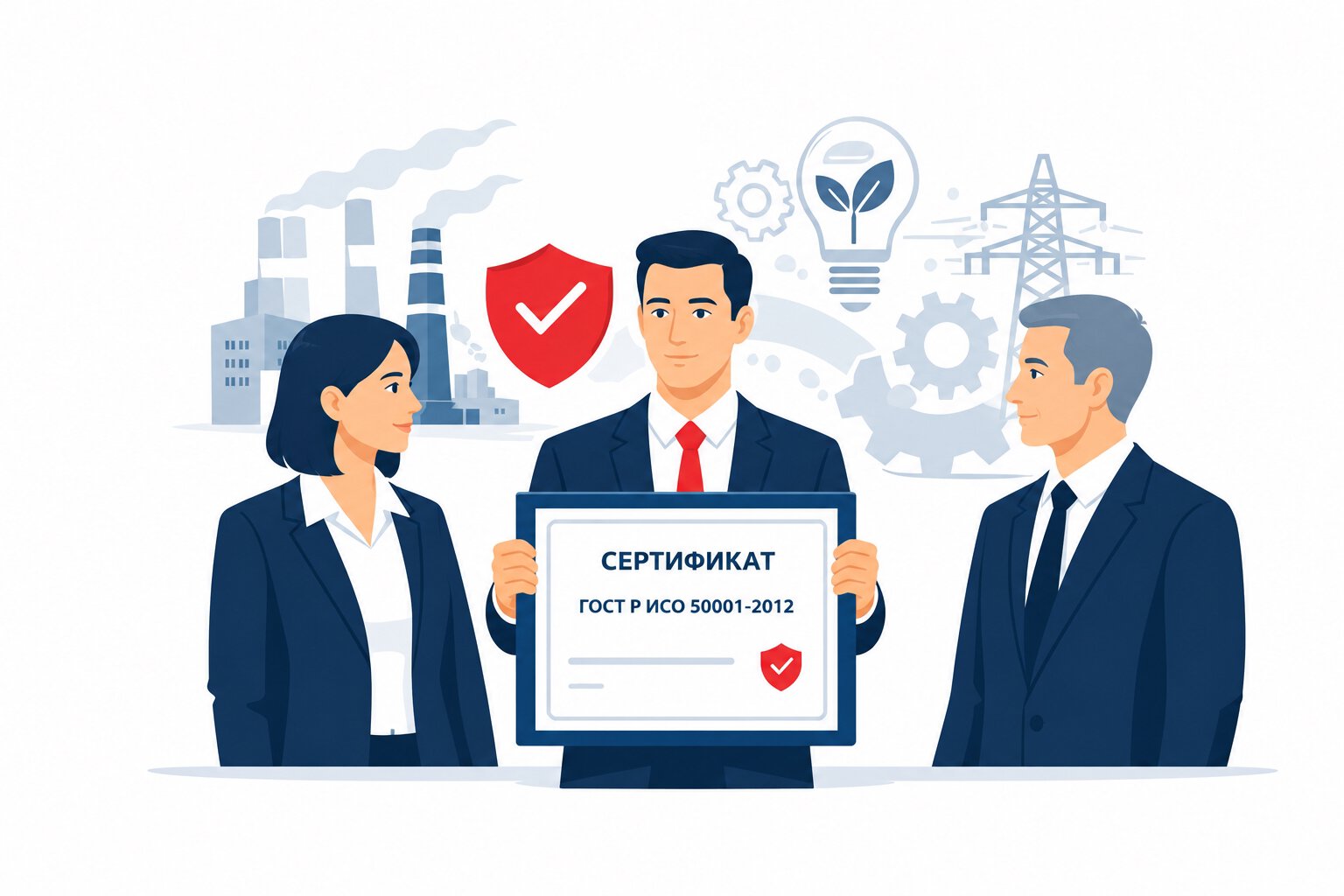 Оформление сертификата ГОСТ Р ИСО 50001-2012 в Красноперекопске и по всему городскому округу Красноперекопск республики Крым