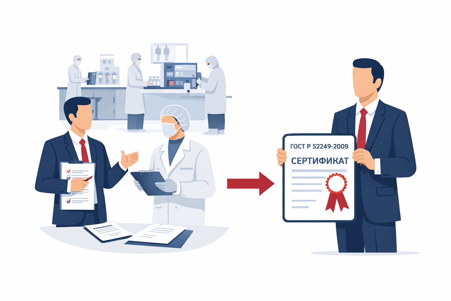 Процедура сертификации ГОСТ Р 52249-2009 в Красноперекопске